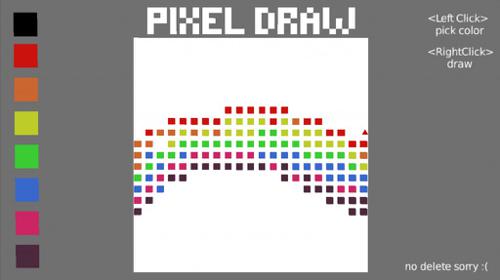 pixel draw preview image